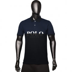 Polo Golfer Colourblock Logo Blue