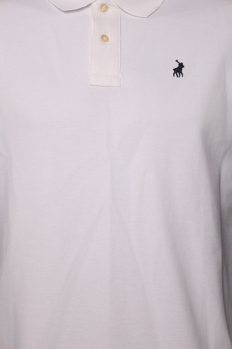 Polo Golfer Pique Stretch White