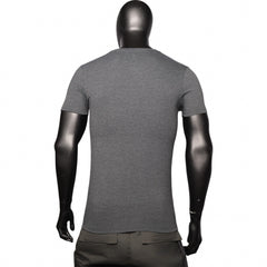 Polo Vneck Tees Charcoal