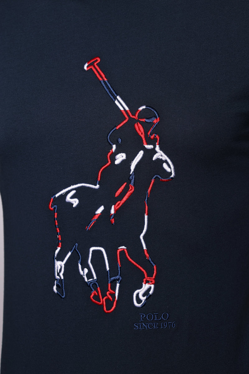 Polo T-Shirt Big Pony Navy
