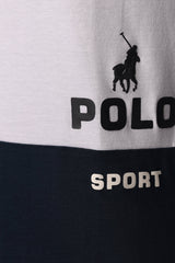 Polo T-Shirt Colourblock White