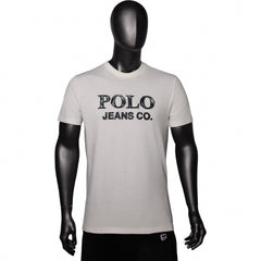 Polo T-Shirt Logo White
