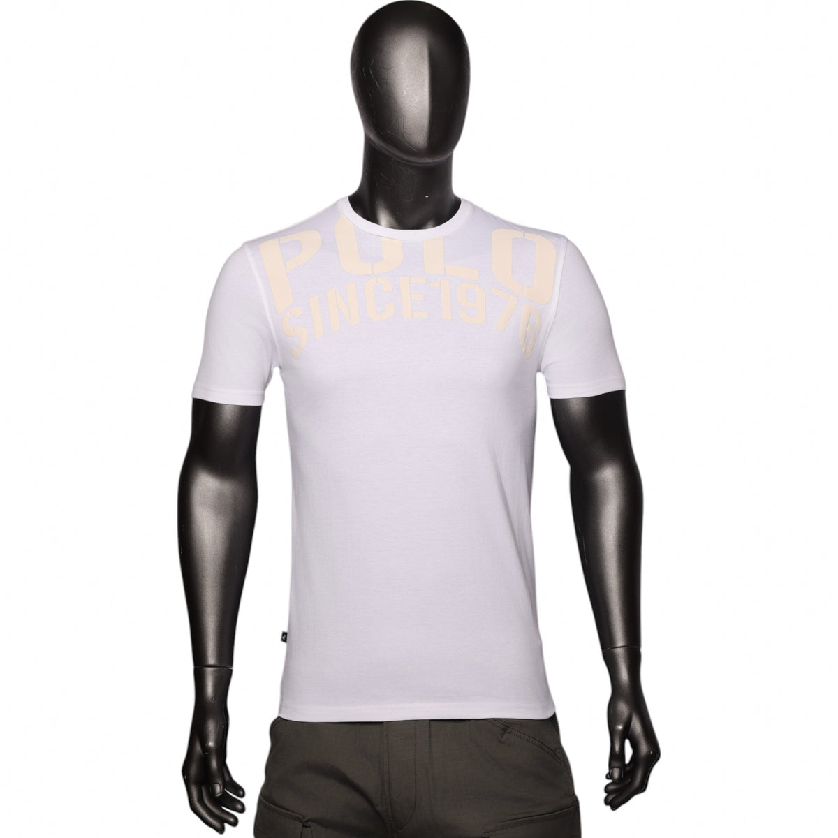 Polo T-Shirt Classic Graphic Print Off-White