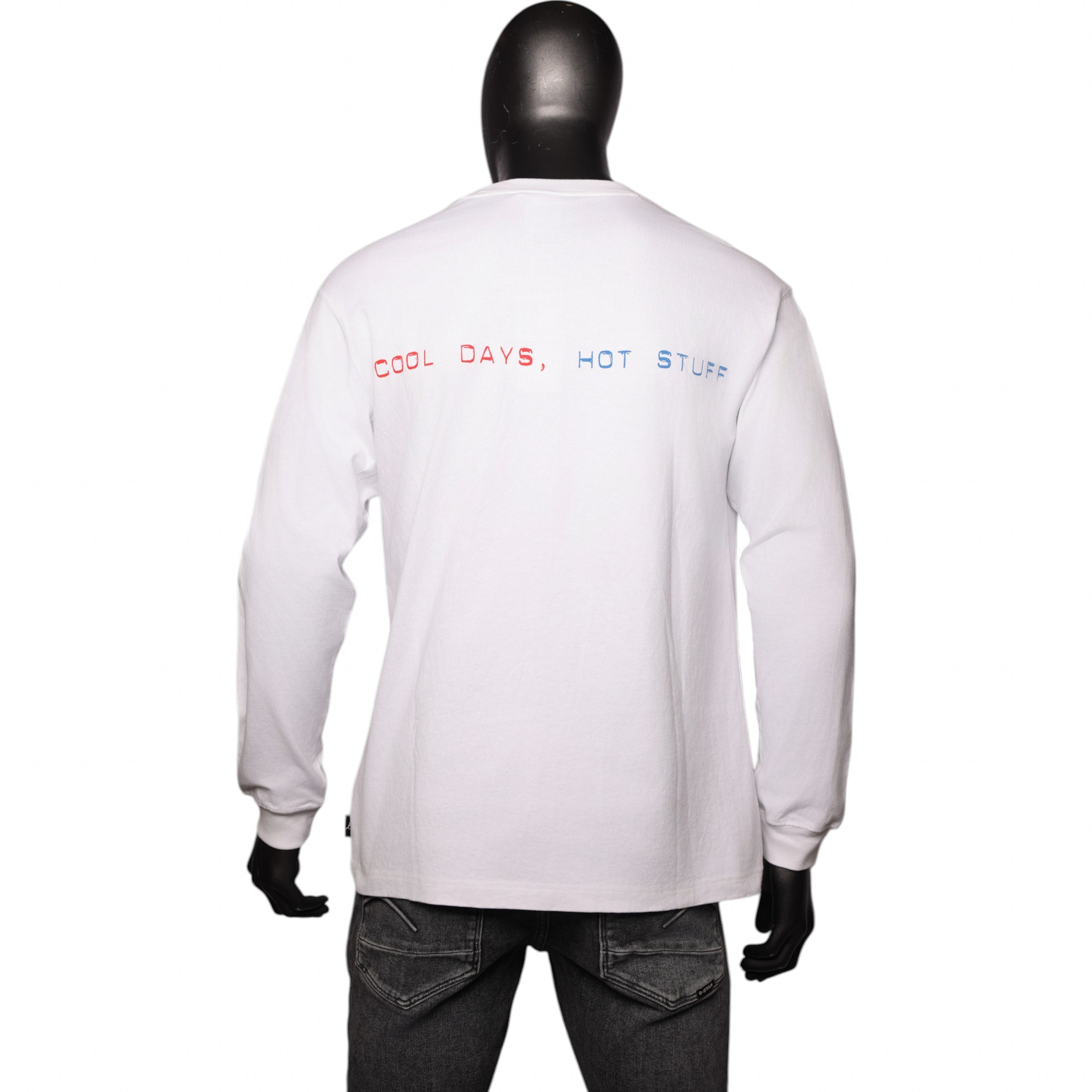 Puma Sweater Graphics Cool Day Hot White