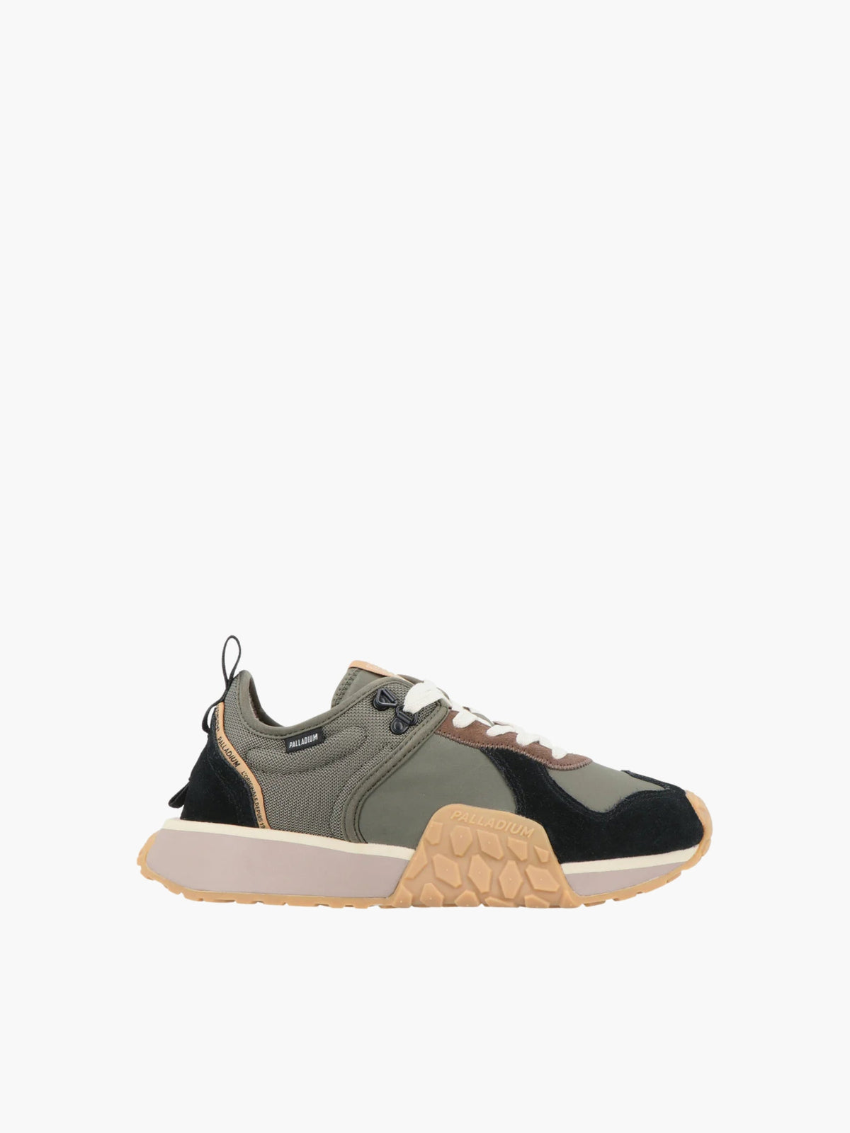 Palladium Sneaker Troop Runner Olive-Black-Beige