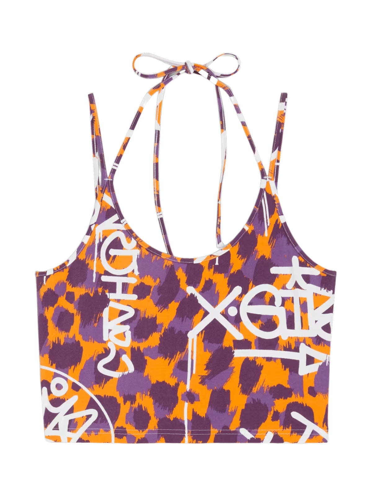 Puma Crop X X-Girl Aop Mustard-Purple