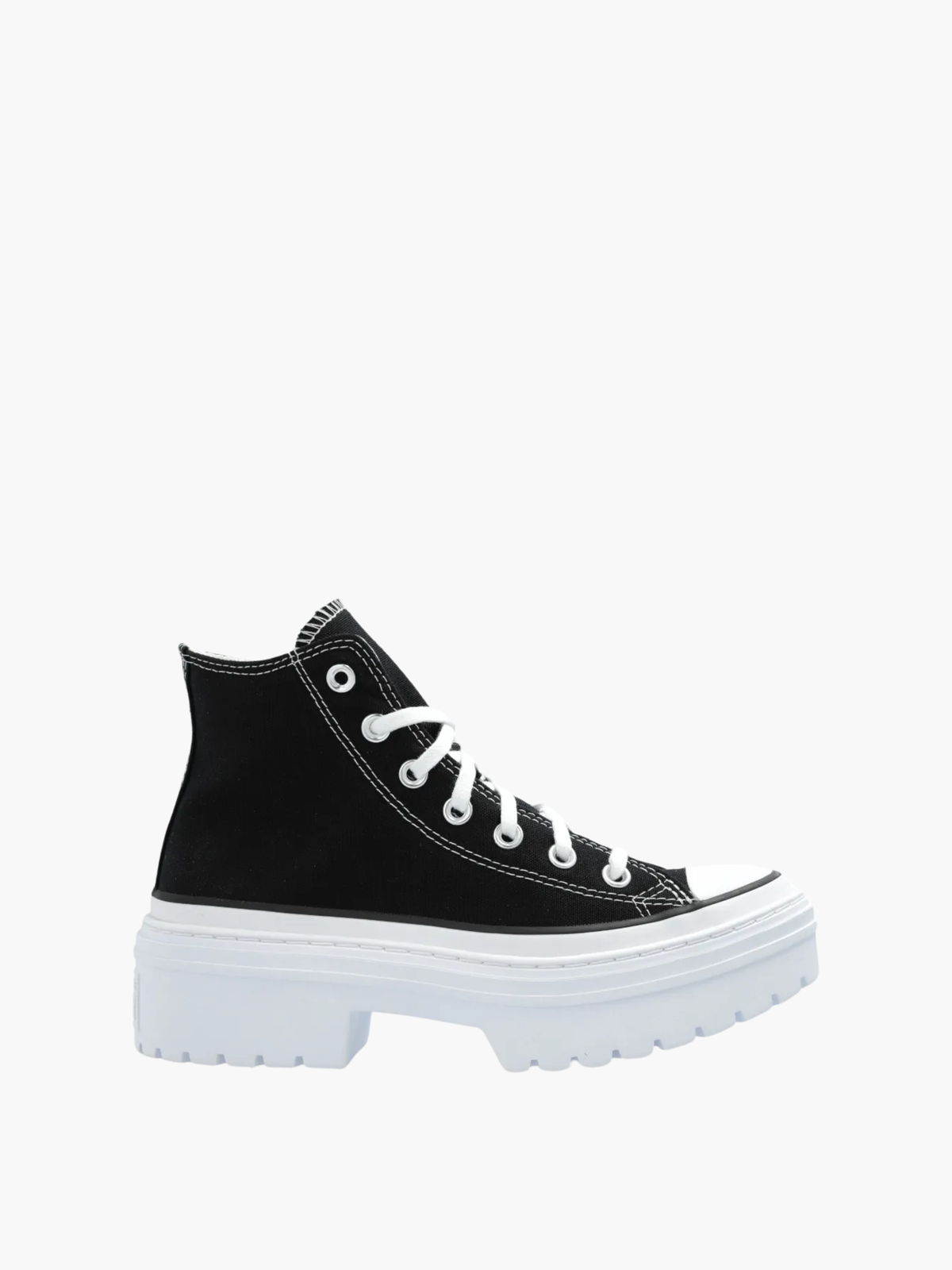 Converse Ladies Sneaker Lugged Heel Platform Black-White
