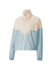 Puma Jacket Ladies Infuse Woven Track Platium Grey