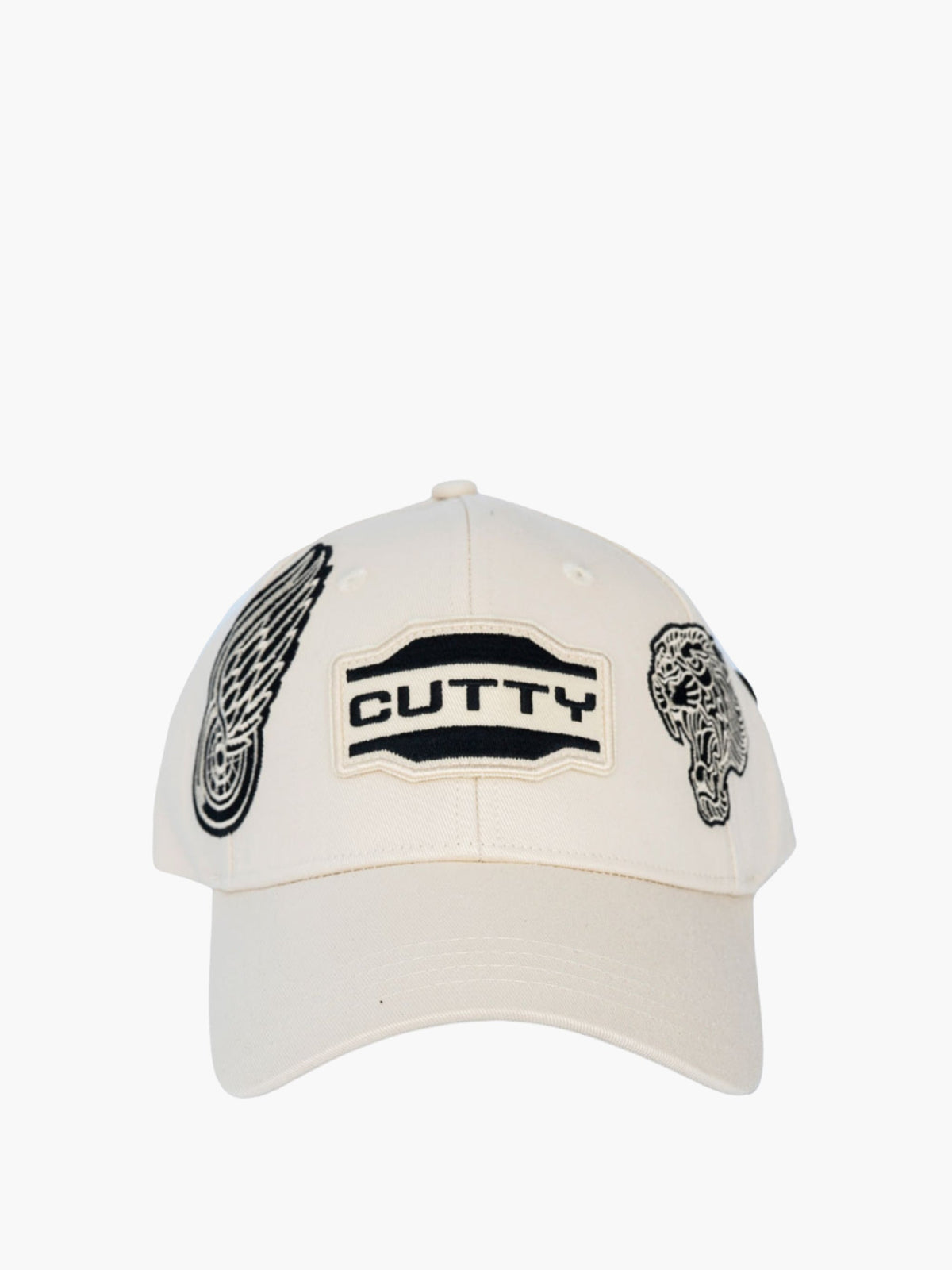 Cutty Cap Logo Lion Applique Cream