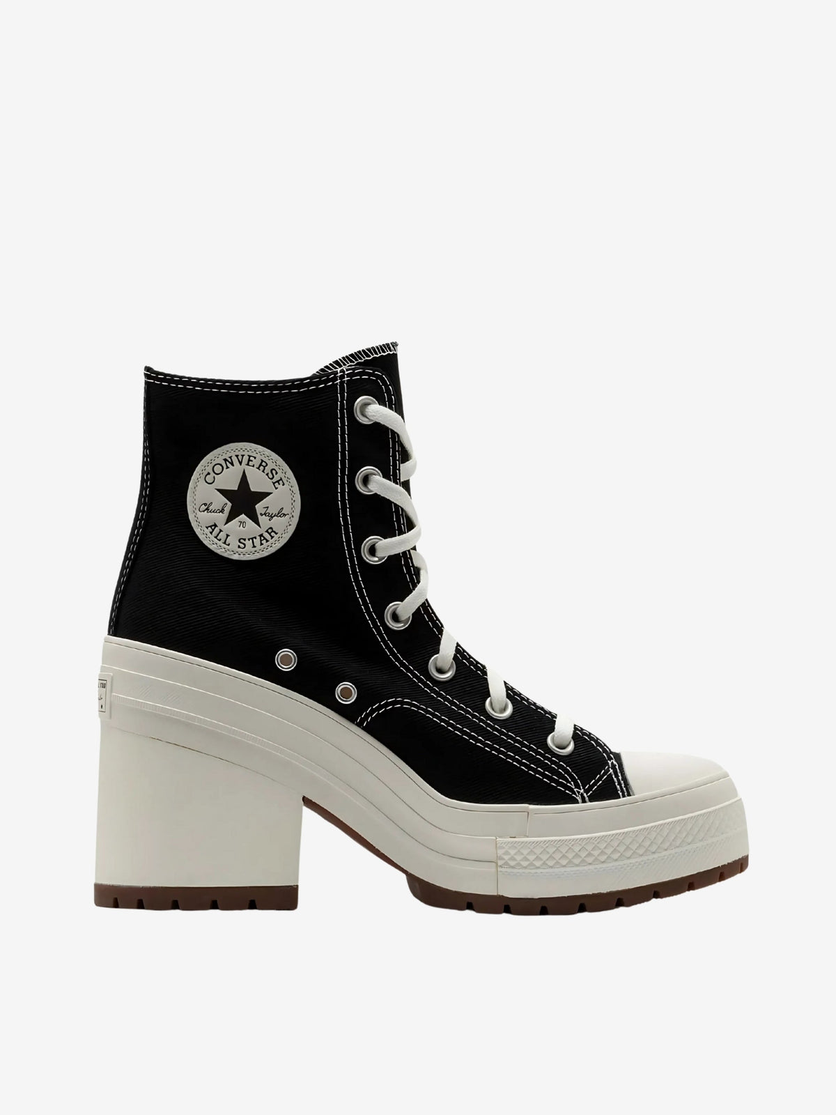Allstar Sneaker Unisex Chuck 70 New Heel Hi Black-Egret