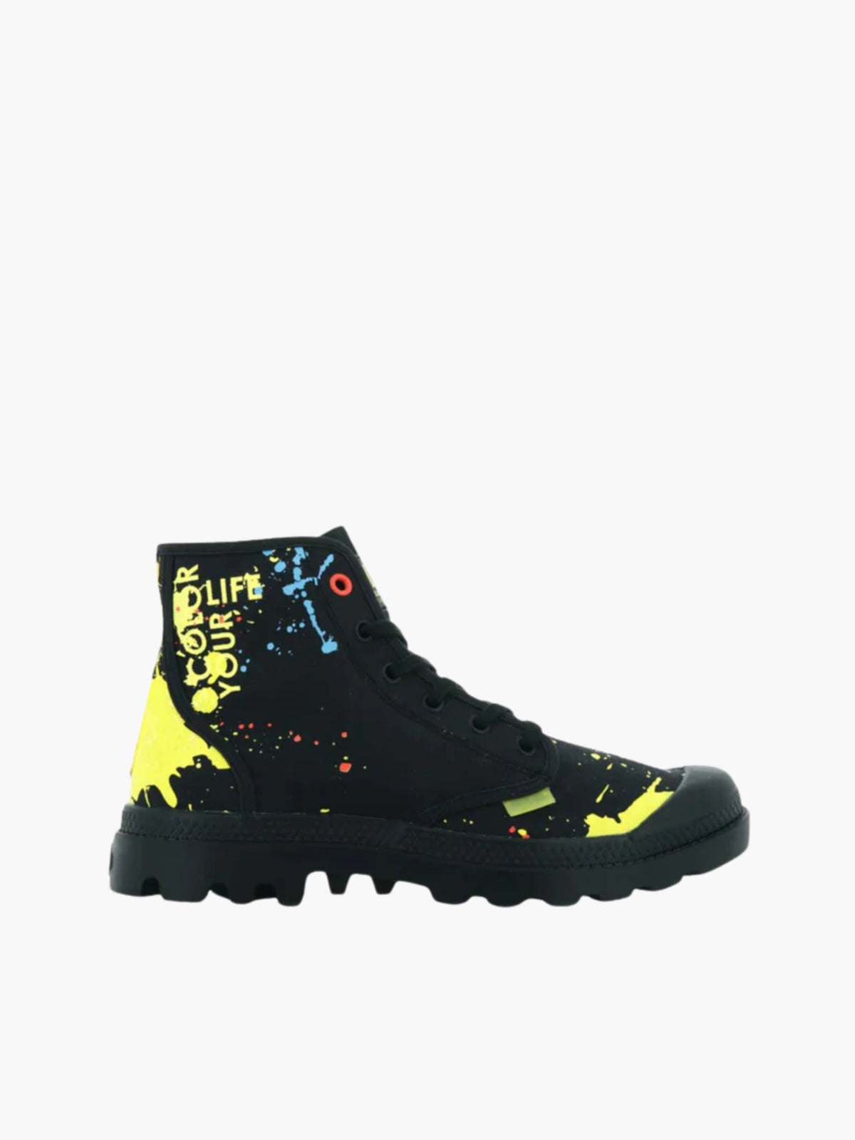 Palladium Boot Pampa Hi Explore Black-Yellow