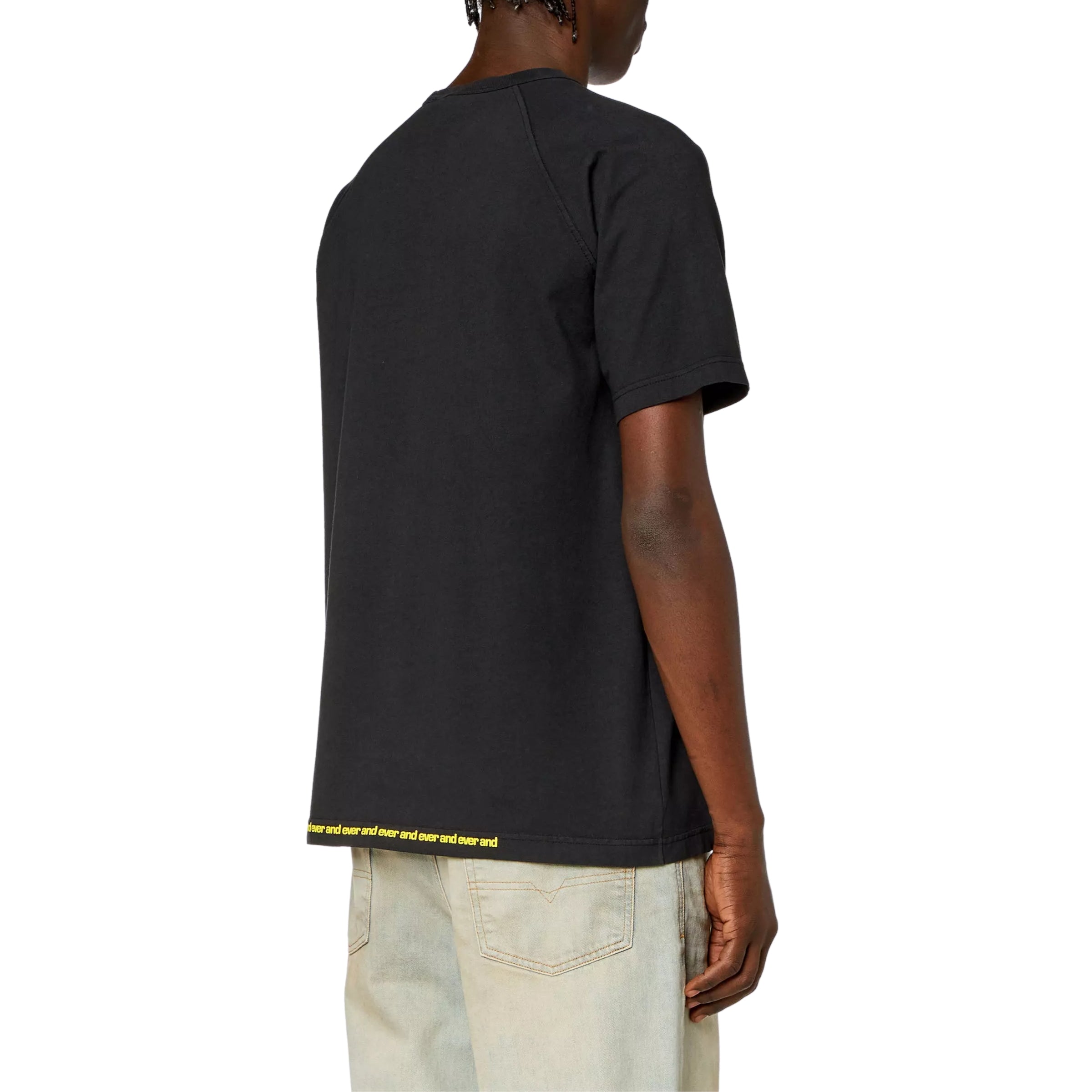 Diesel T-Shirt Rust Logo Black