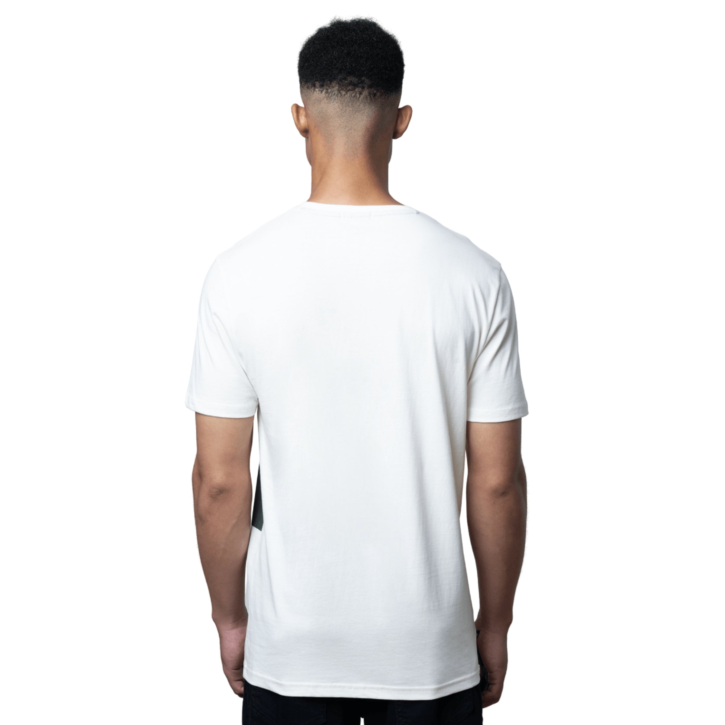 Polo T-Shirt Stripe Green-White