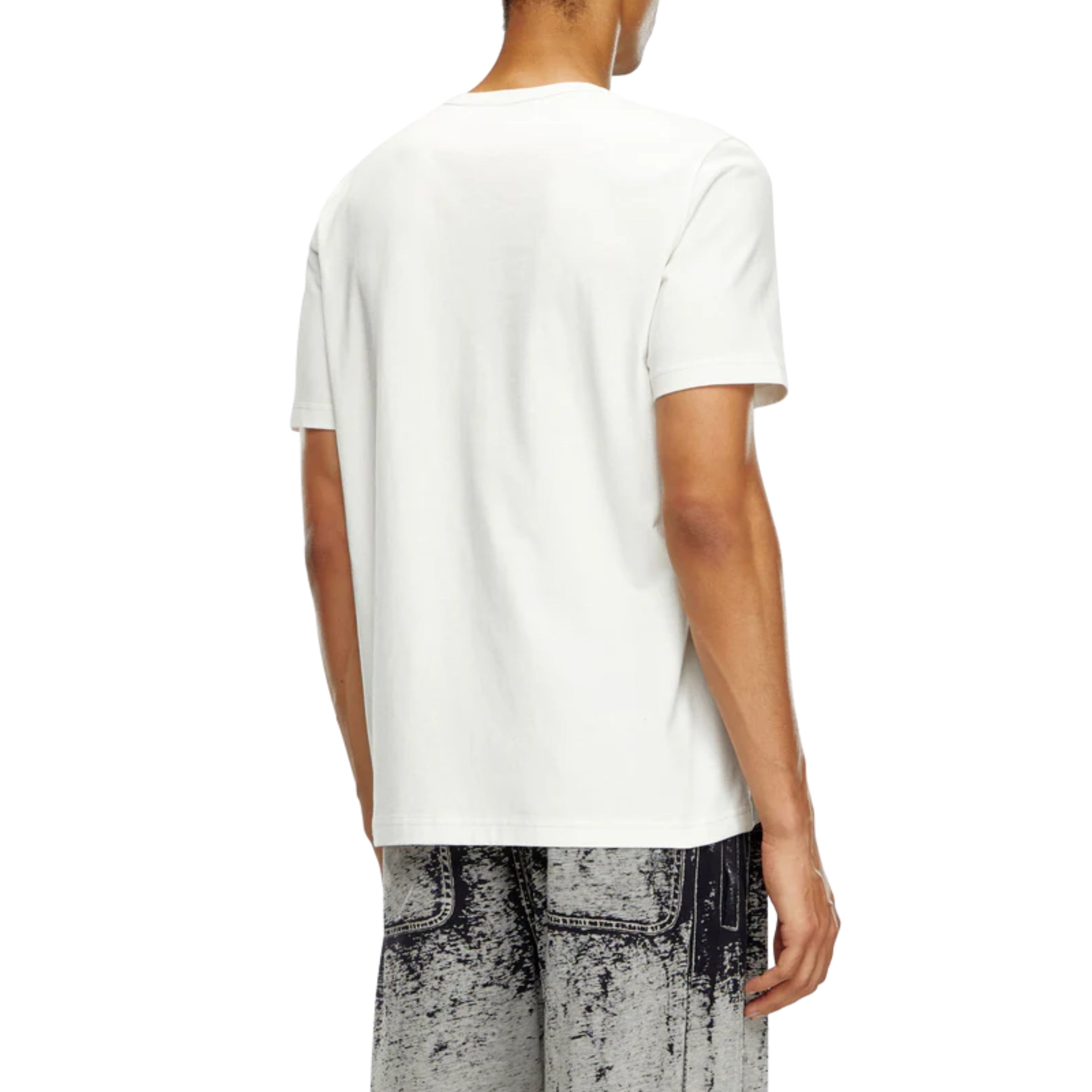 Diesel T-Shirt T-Adjust Logo White