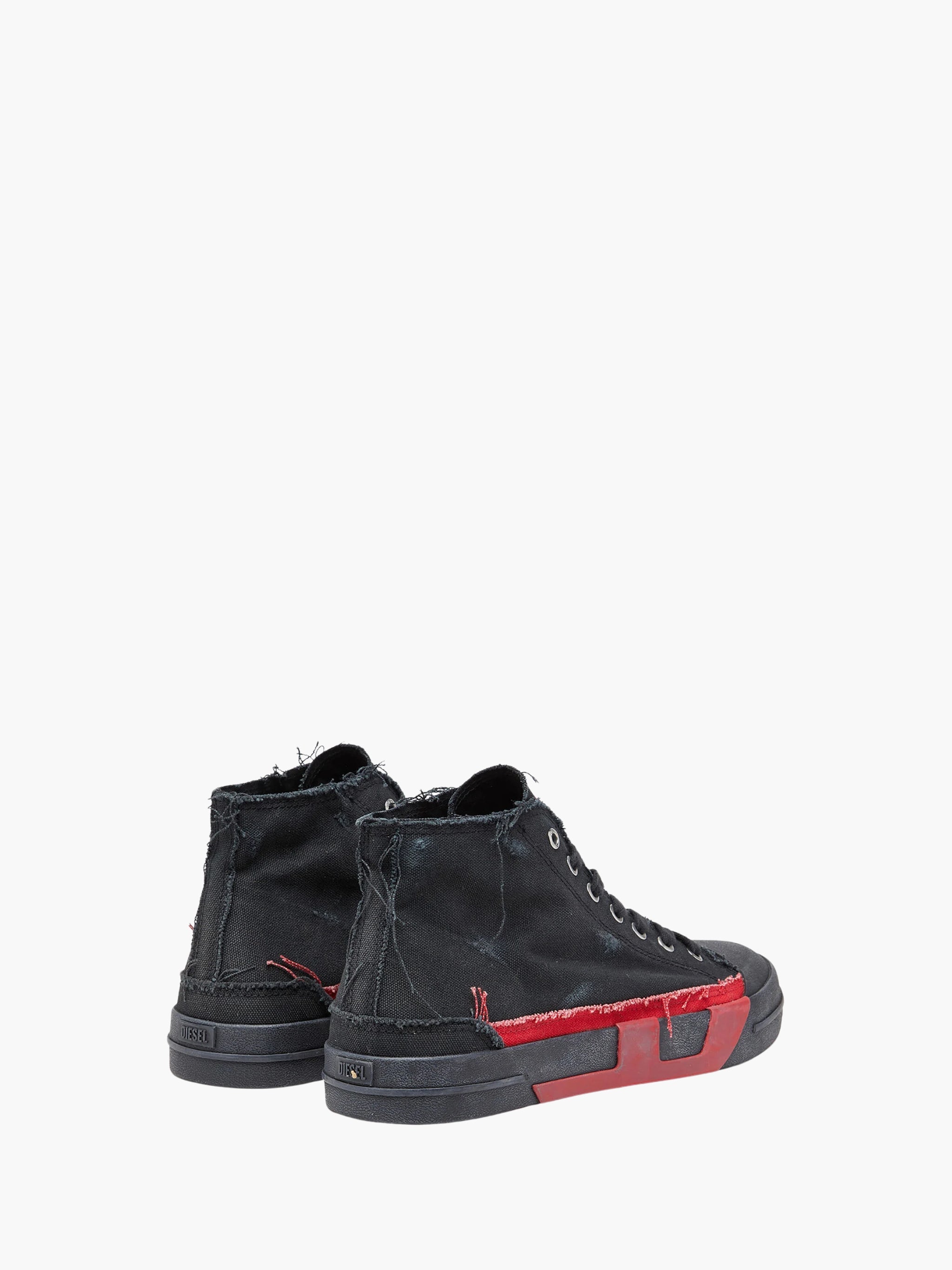 Diesel Sneakers D377 D-Verse Mid Ii Black-Red