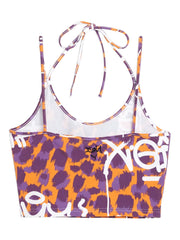 Puma Crop X X-Girl Aop Mustard-Purple