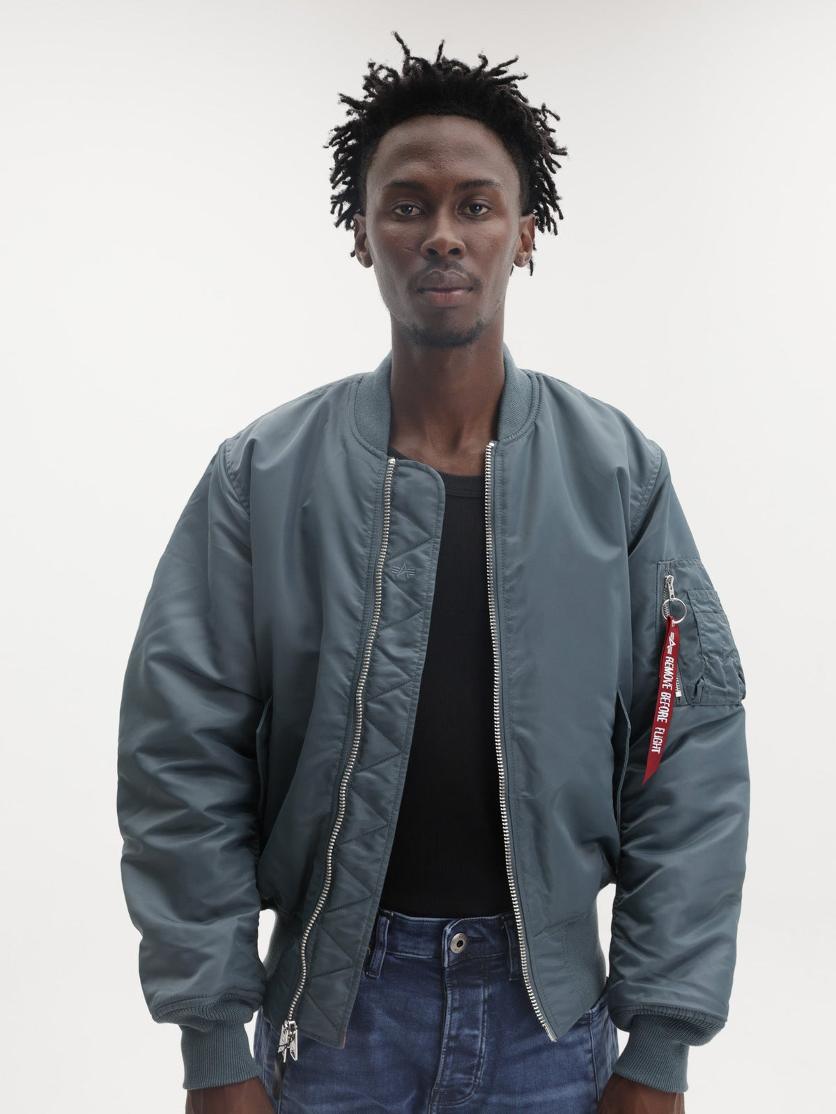Alpha Jacket MA-1 Classic Denim Blue