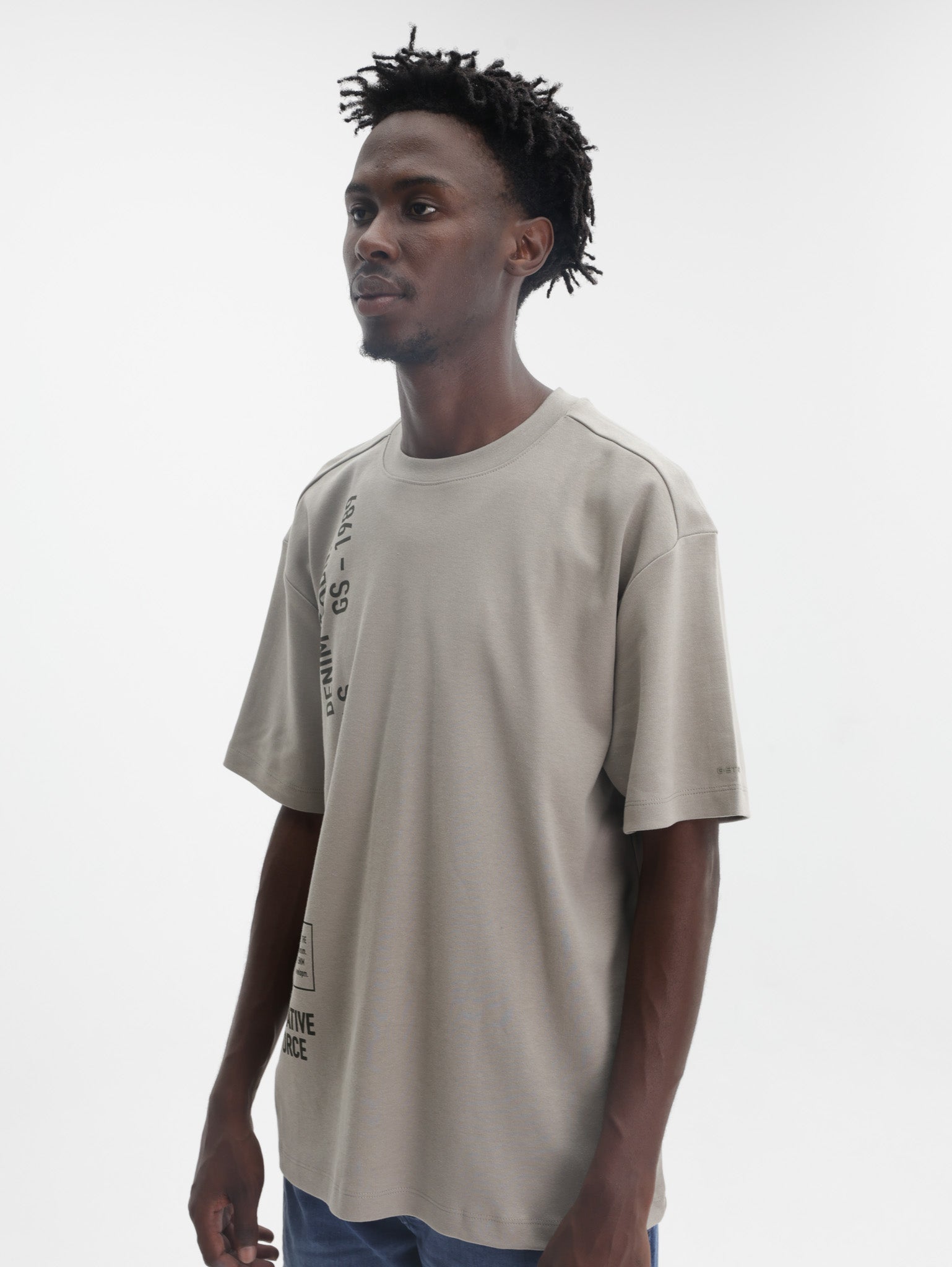 G-Star T-Shirt Stencil Gr Relaxed Elephant Skin