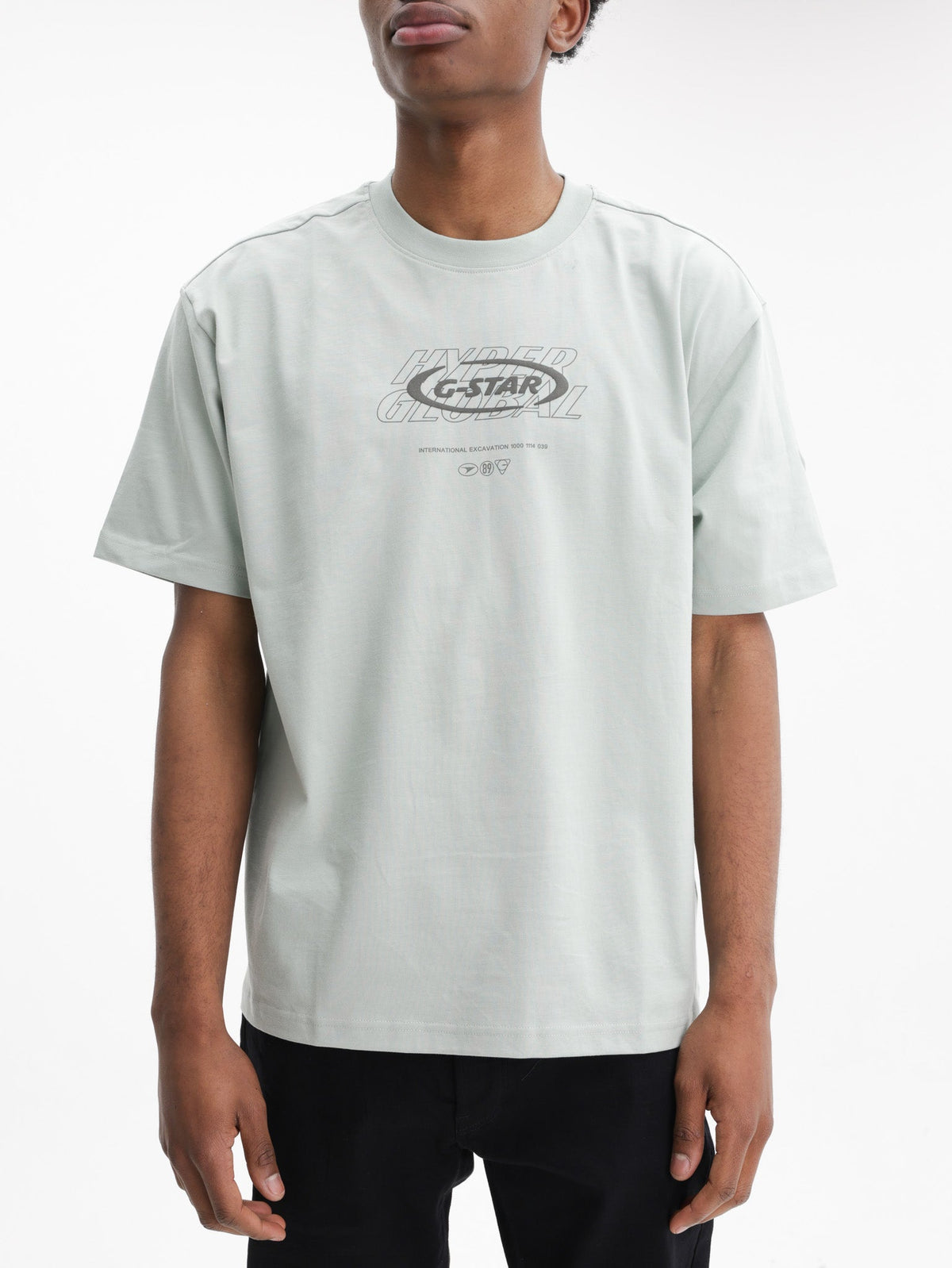 G-Star T-Shirt Applique Gr Pale Green