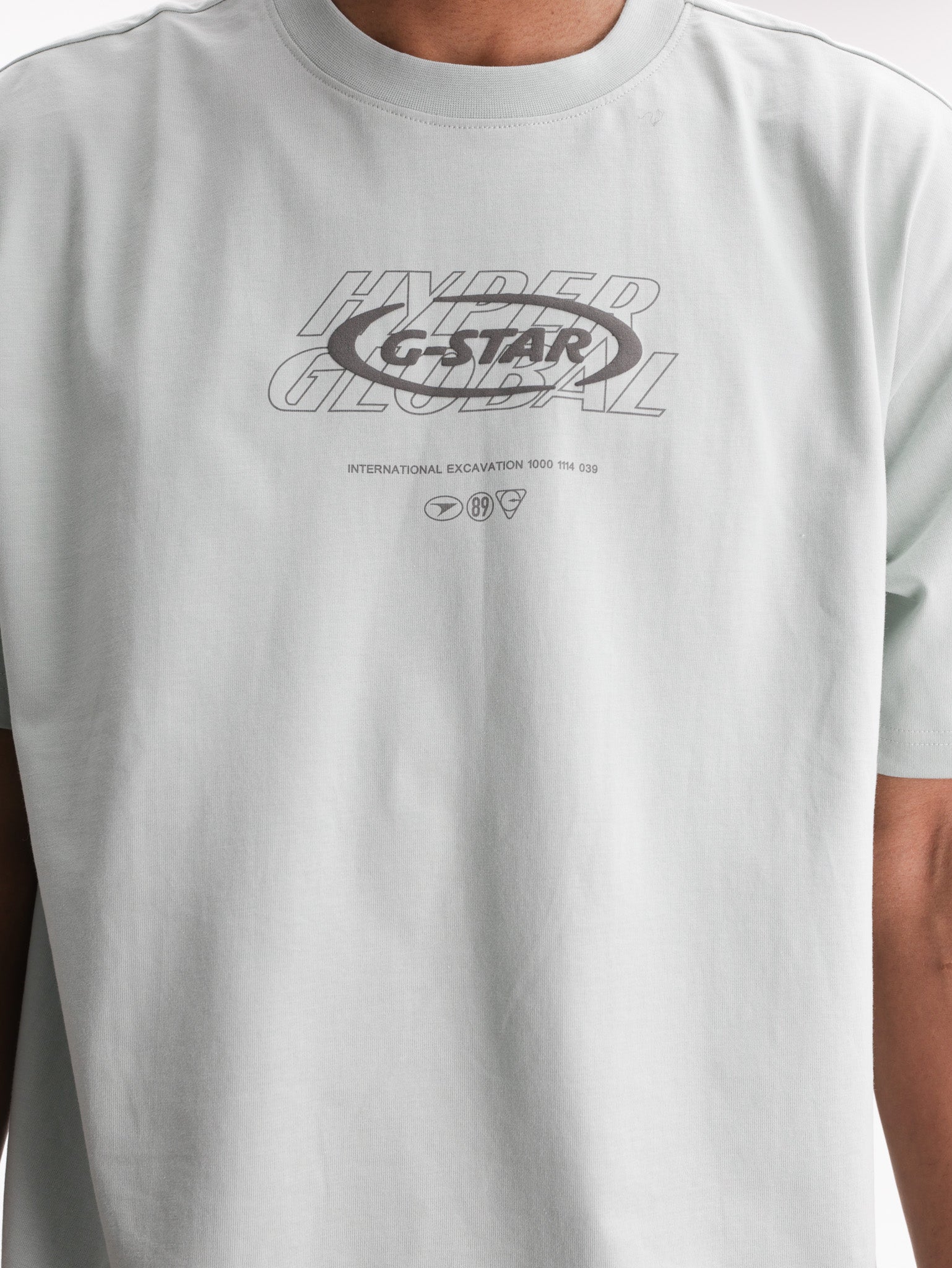 G-Star T-Shirt Applique Gr Pale Green