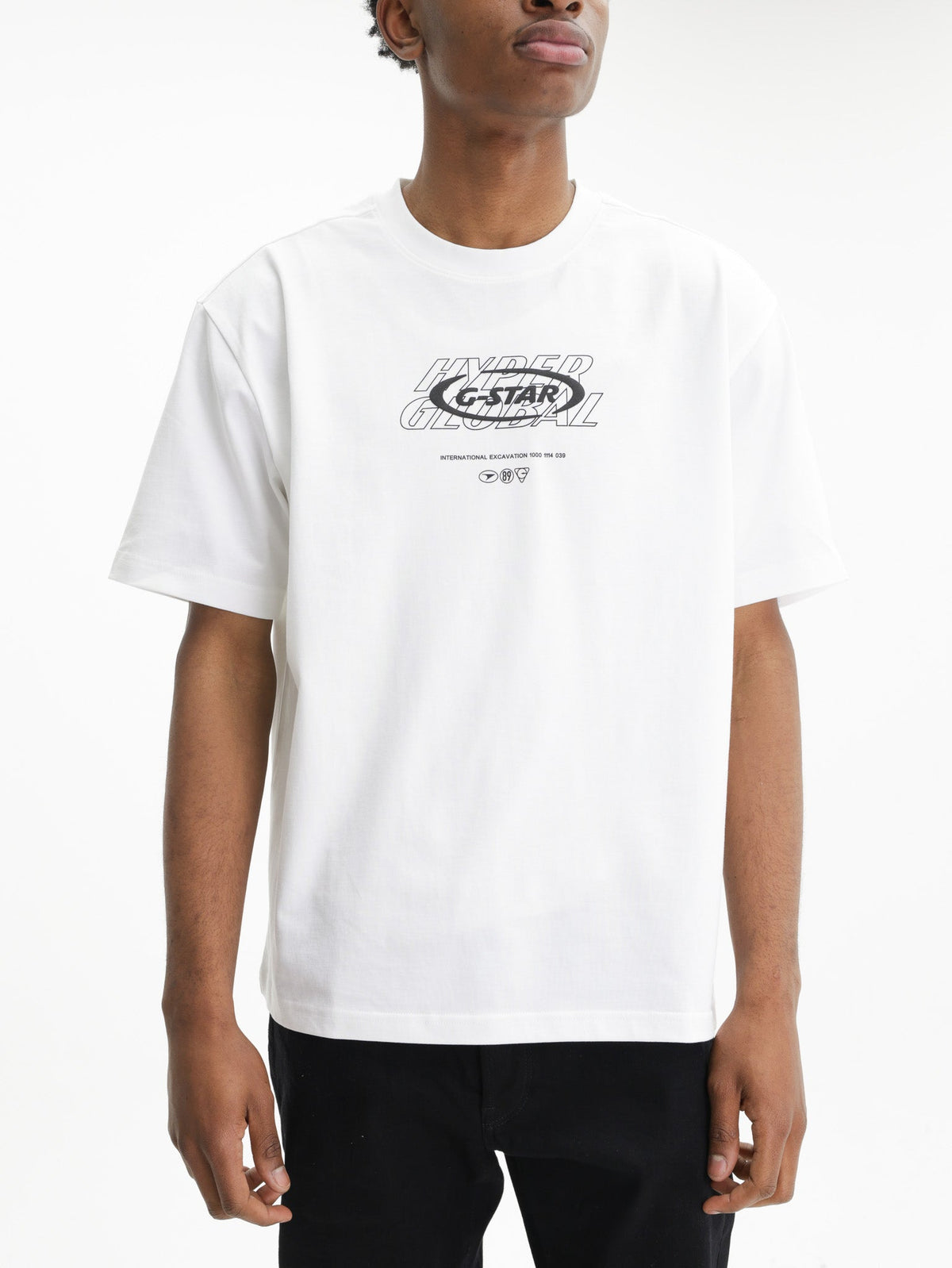 G-Star T-Shirt Hyper Gr Relaxed White