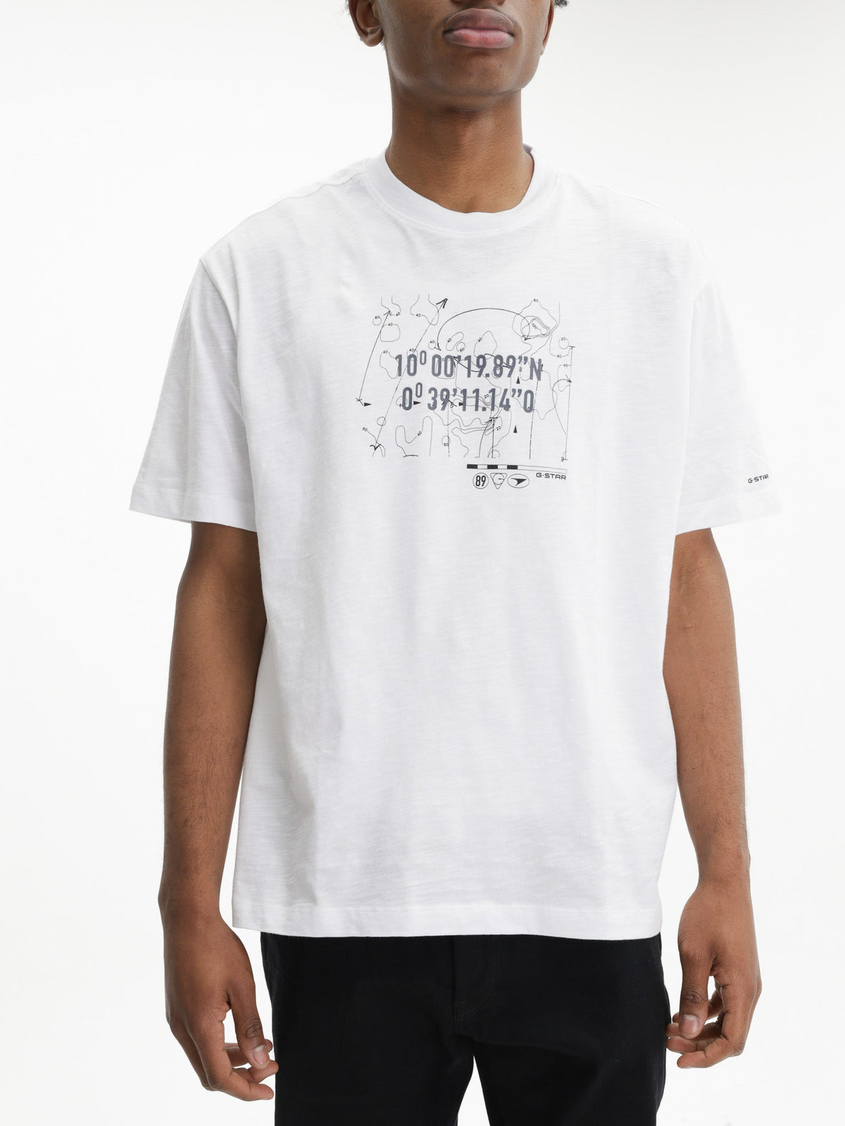 G-Star T-Shirt Coord Gr Relaxed White