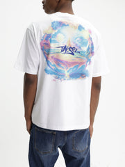 DIESEL T-SHIRT M-T BOGGY V5 RELAXED WHITE