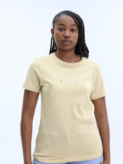 POLO T-SHIRT ASH SS LOGO STONE
