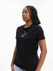 POLO T-SHIRT CALLY SS PONY BLACK
