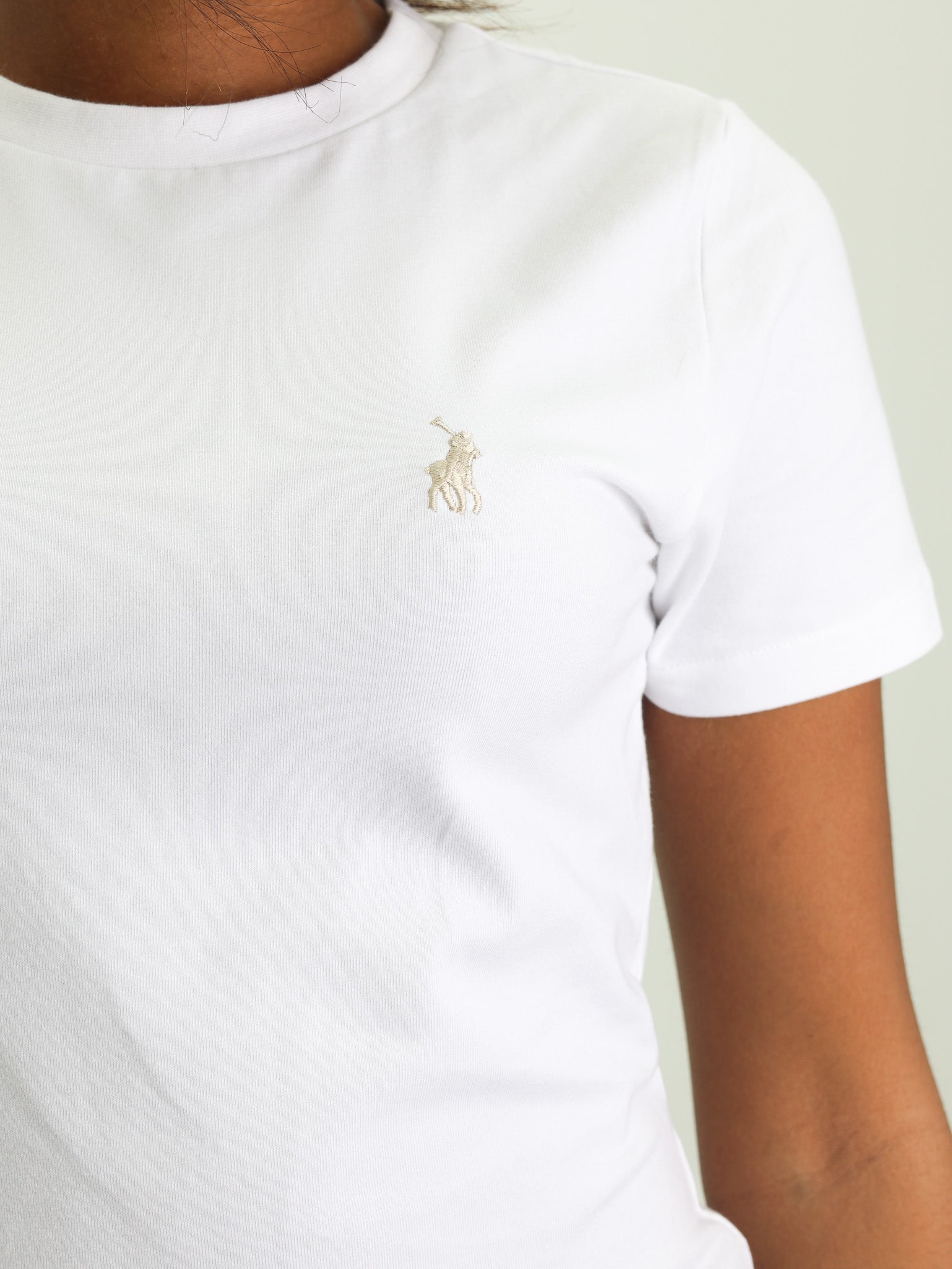 Polo Ladies T-shirt Logo White