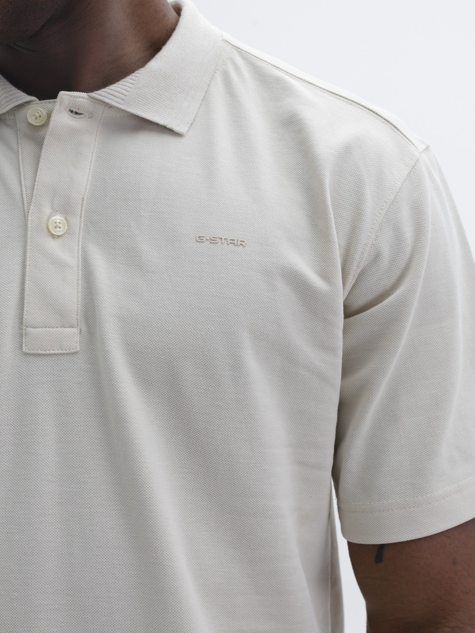 G-STAR GOLFER CORE REGULAR WHITE BAIT