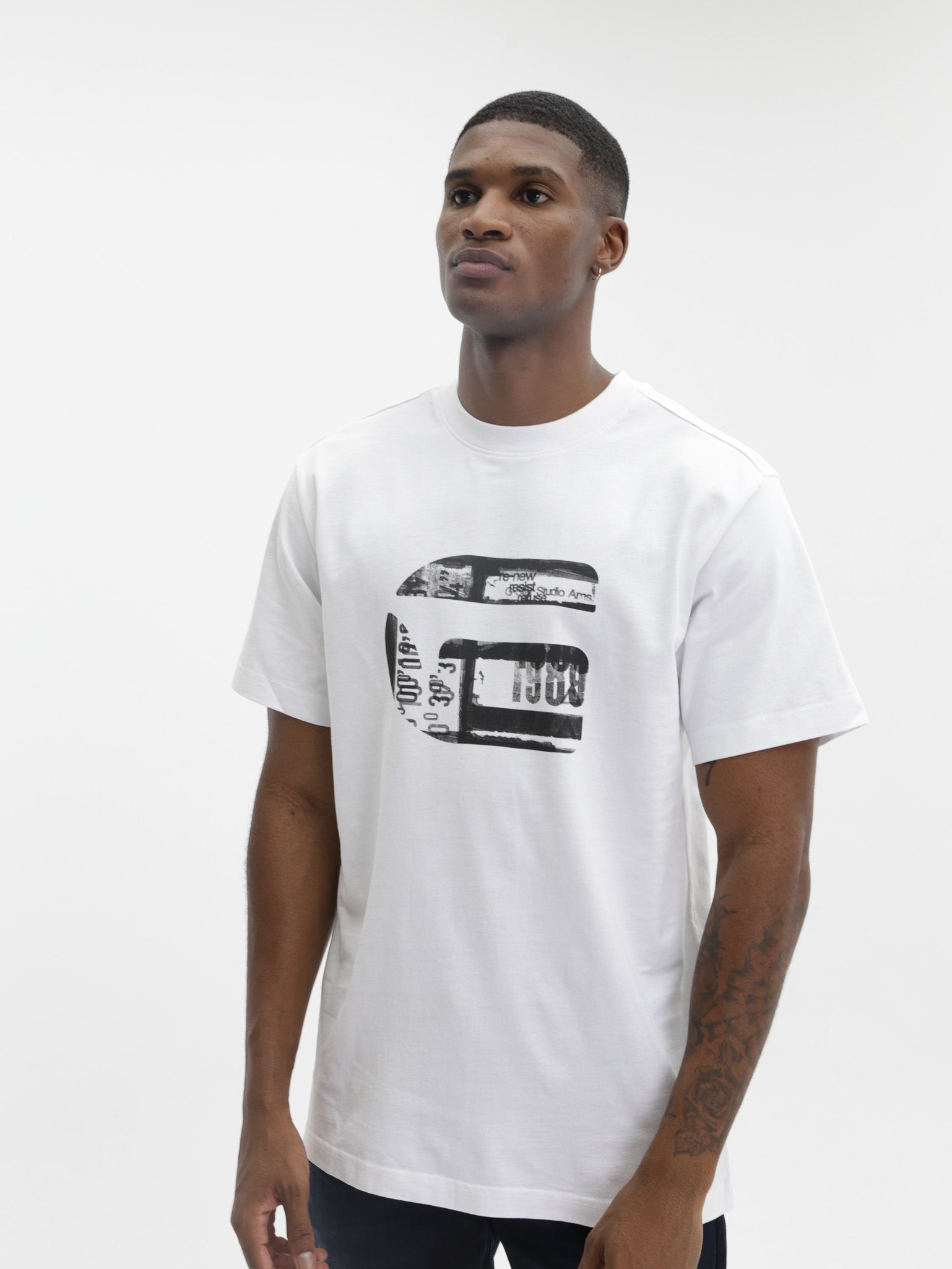 G-STAR T-SHIRT G ICON WHITE
