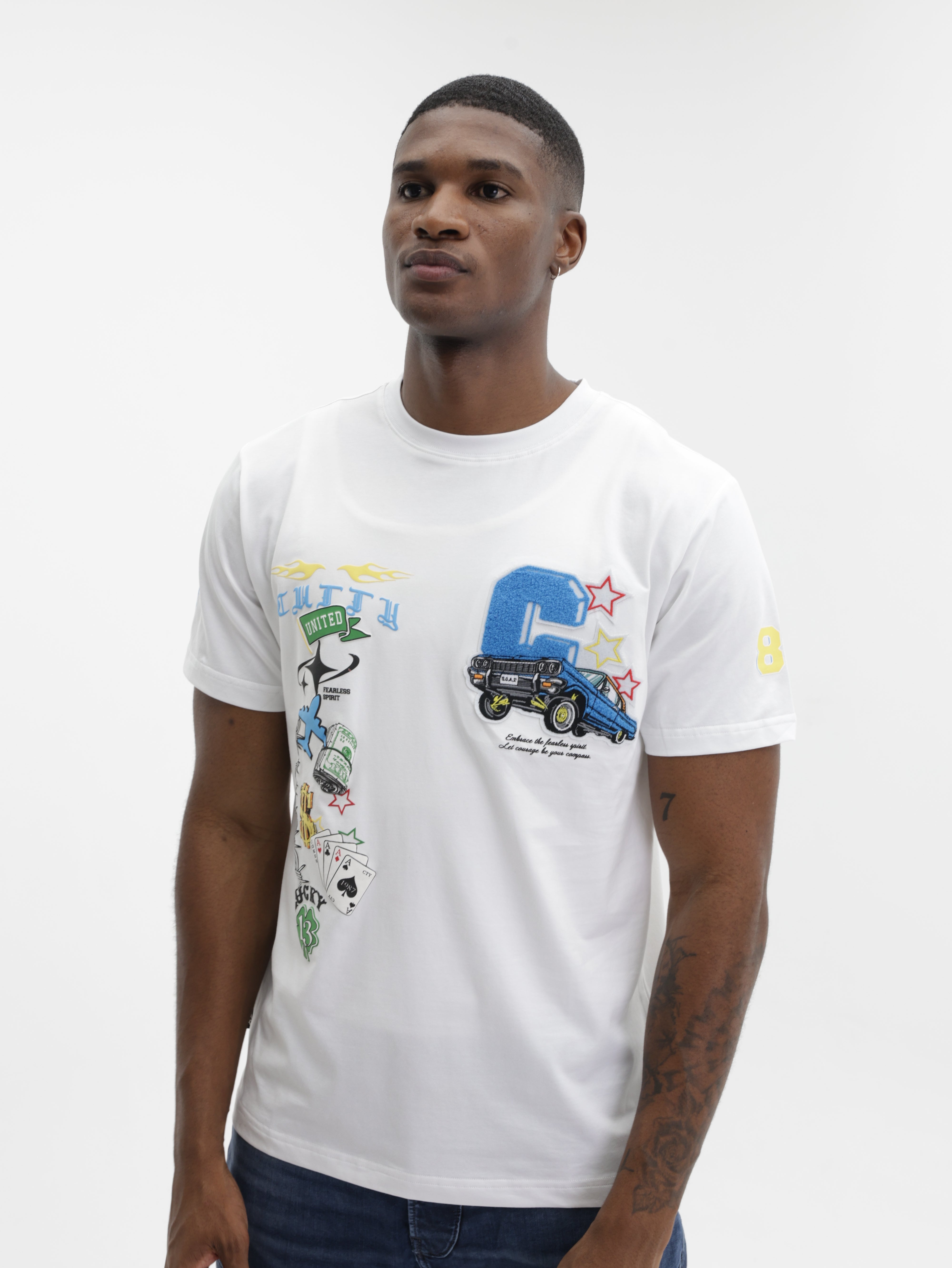 Cutty T-Shirt Graphic Print White