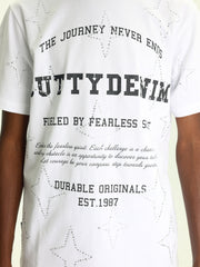 Cutty T-Shirt Multi Stars White