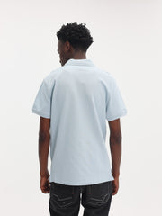 Polo Golfer Logo Light Blue