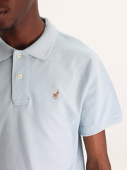 Polo Golfer Logo Light Blue