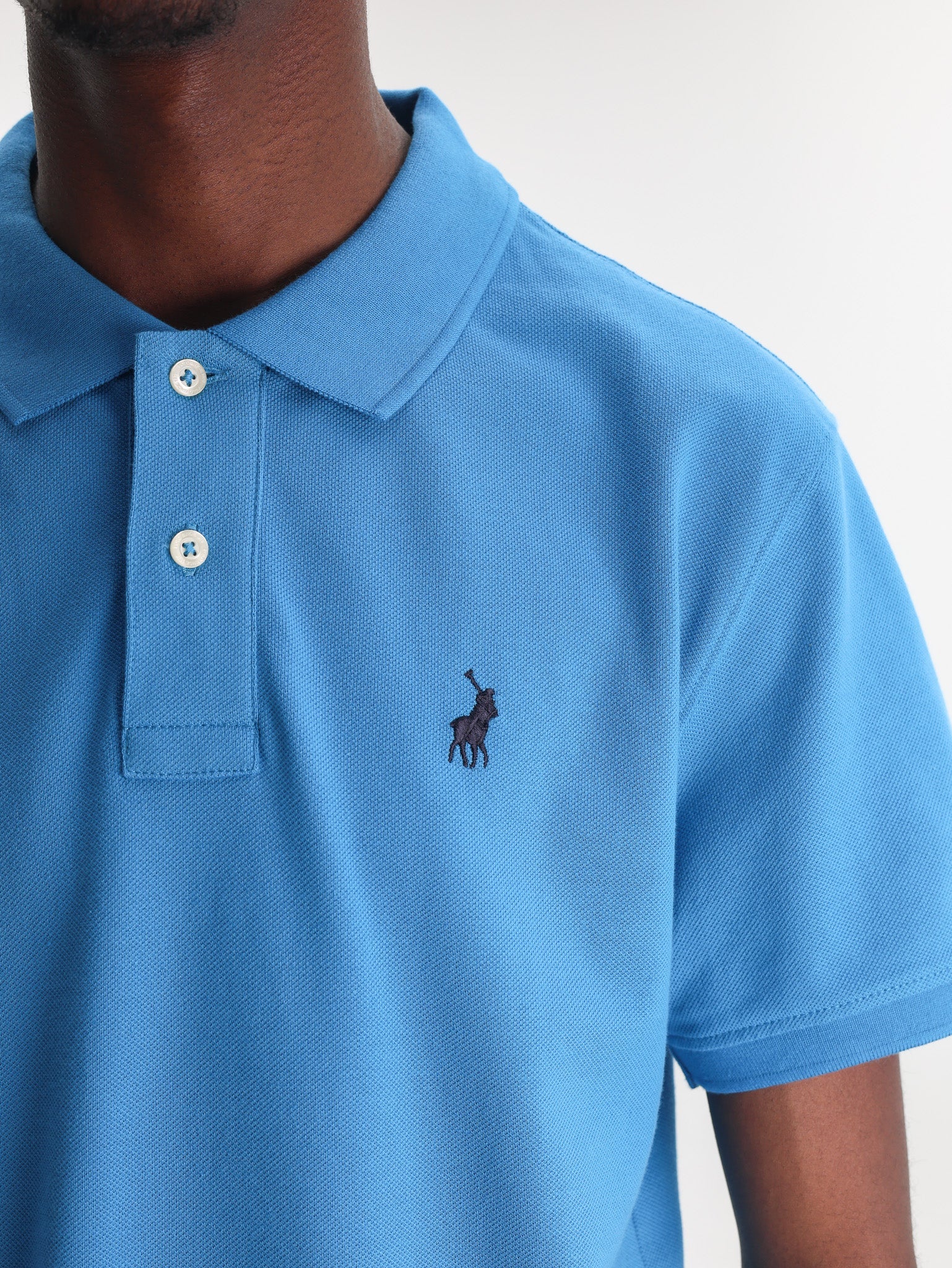 Polo Golfer Logo Blue