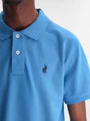 Polo Golfer Logo Blue
