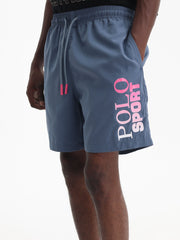 Polo Shorts Sport Beach Blue