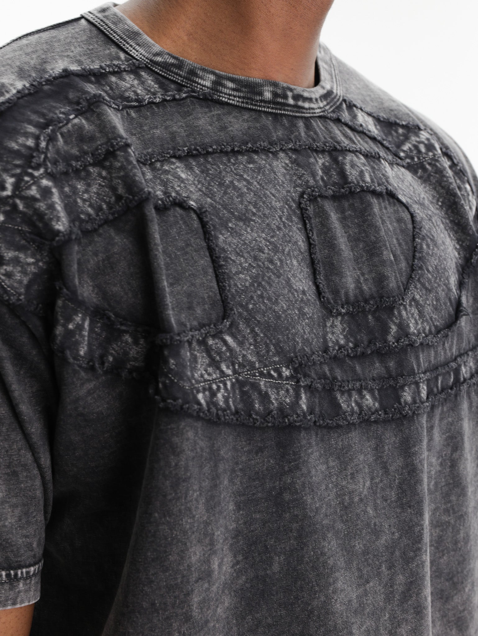 Diesel T-Shirt M-T Boxt-Den Relaxed Black