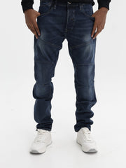 G-Star Jeans Biker Patched 3D Slim Antique Foundry Destroyed