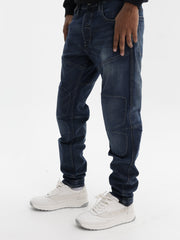 G-Star Jeans Biker Patched 3D Slim Antique Foundry Destroyed