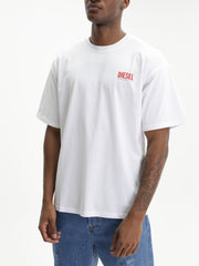 Diesel T-Shirt M-T Boxt Bisk Relaxed White