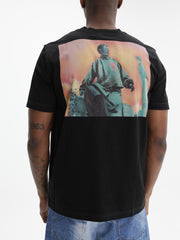 DIESEL T-SHIRT M-T ADJUST V10 REGULAR BLACK