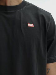 DIESEL T-SHIRT M-T ADJUST V10 REGULAR BLACK
