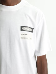 G-Star T-Shirt Box Globe White