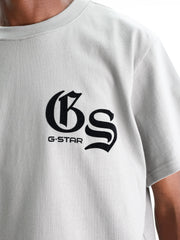 G-Star T-Shirt Flock Back Wild Dove