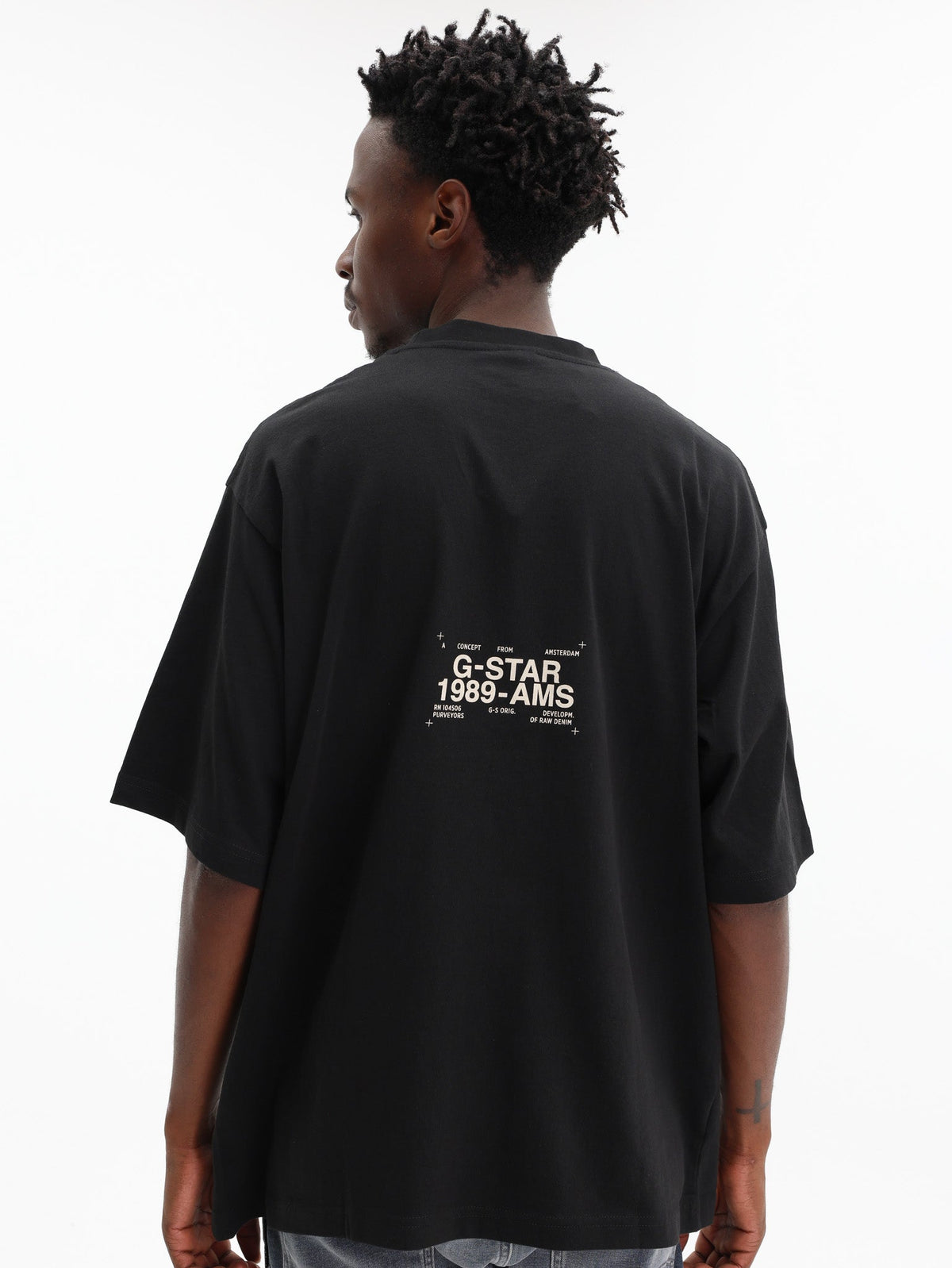 G-Star T-Shirt Badge Boxy Black