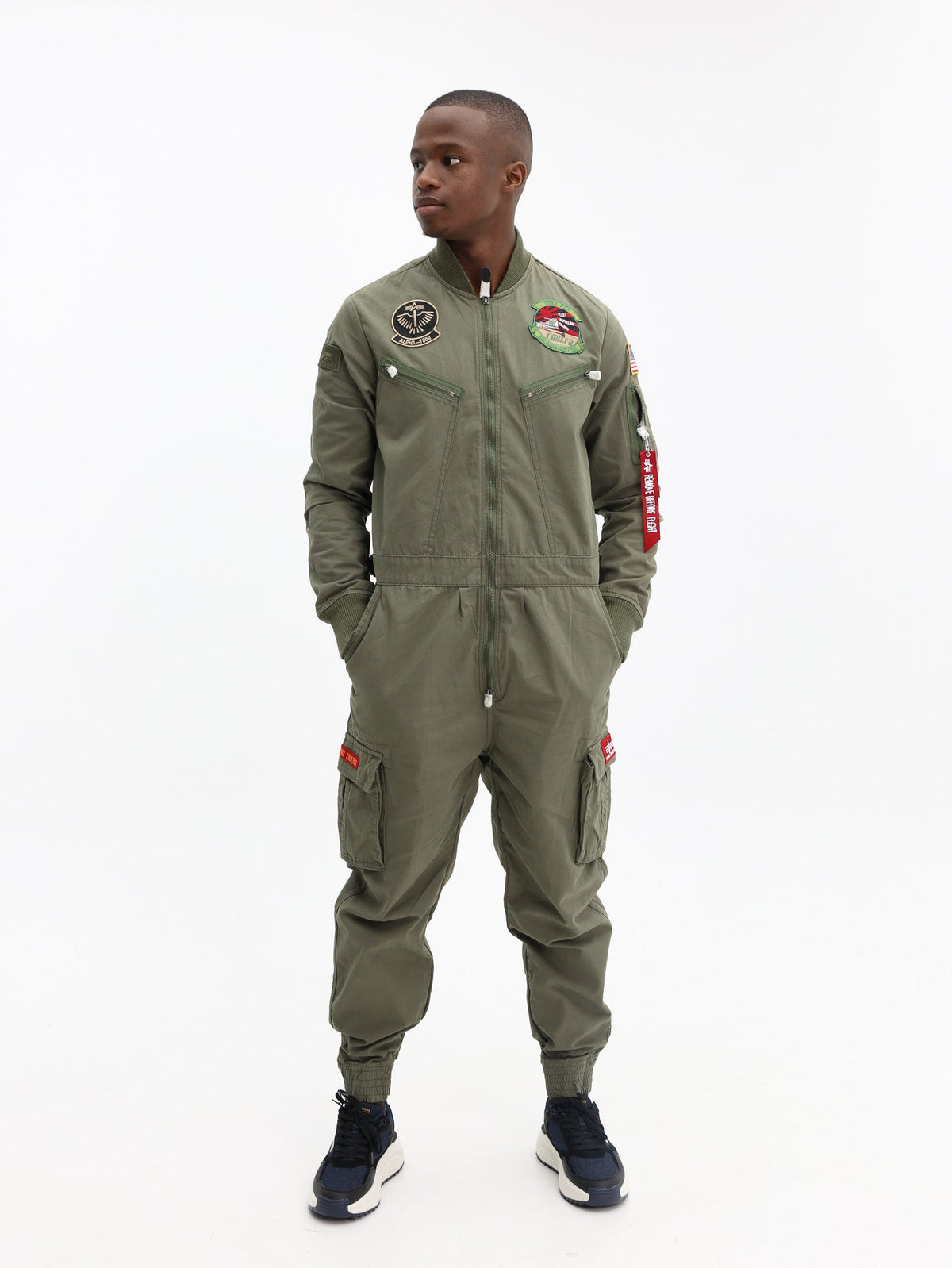 Alpha Flight Suit Cotton Sage
