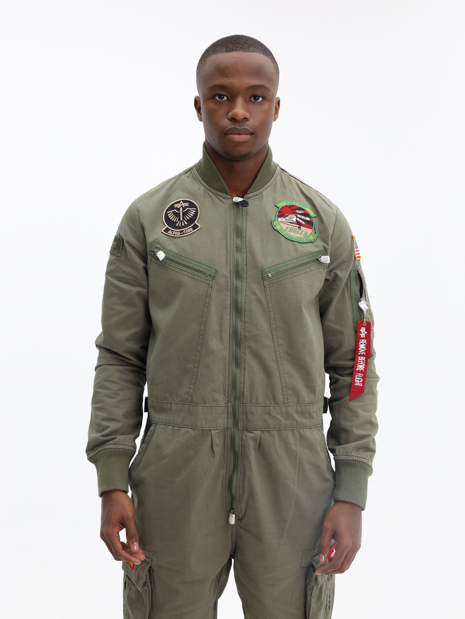 Alpha Flight Suit Cotton Sage